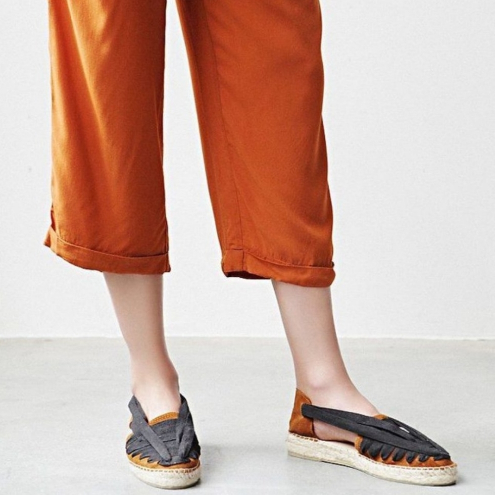 Free People Seville Espadrille Slip On Flats Womens US 8